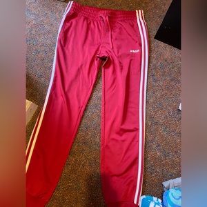 Mens striped adidas joggers